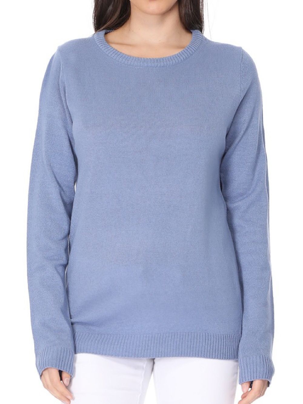 Nicelly Men Pullover Long-Sleeve Comfy Knit Splice Fit Crew Neck Sweaters Nicelly Men Pullover Long-Sleeve Comfy Knit Splice Fit Crew Neck Sweaters